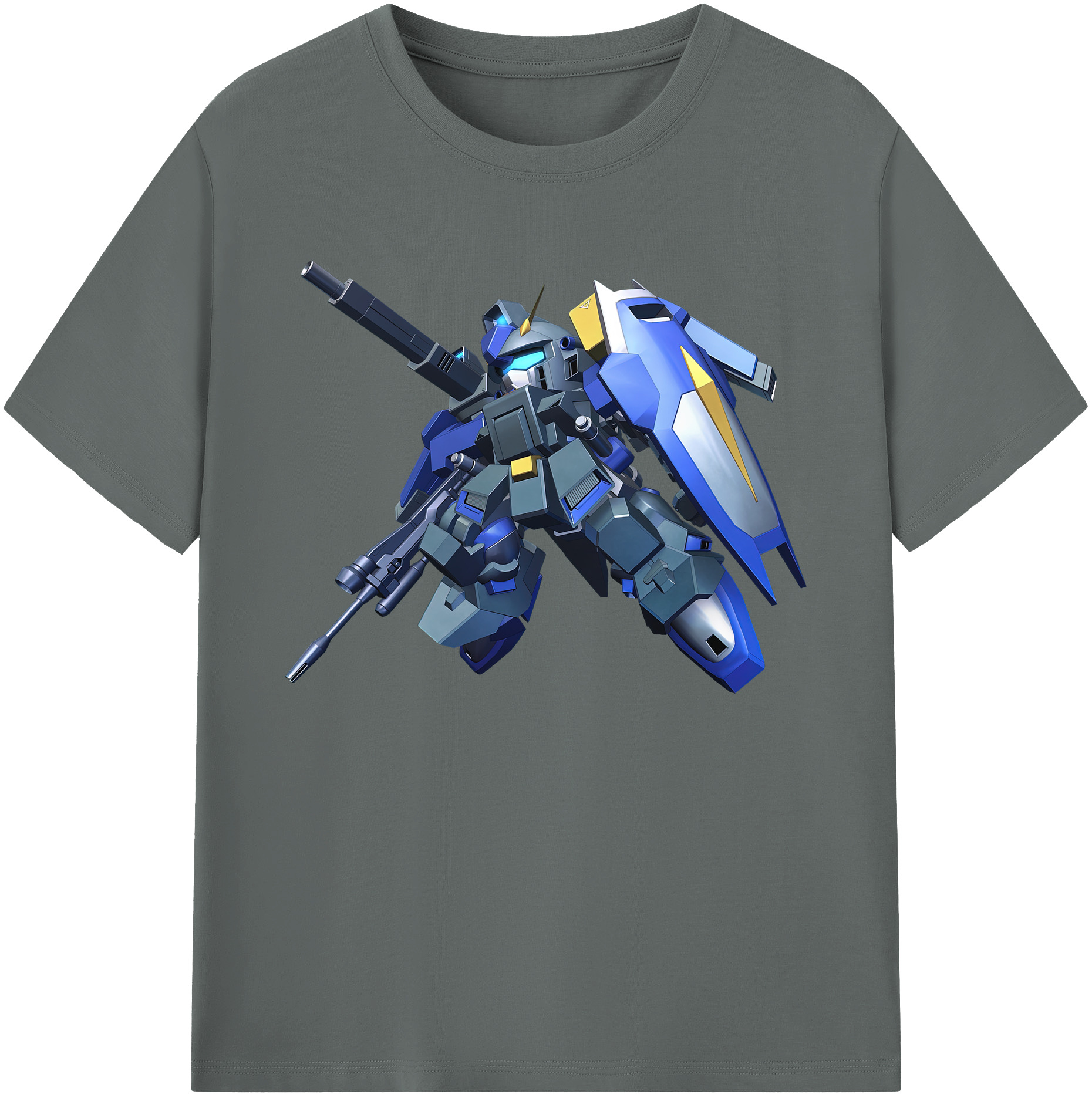 （画像用） 機動戦士ガンダム Mobile Suit Gundam 綿100％ メンズ半袖Tシャツ｜肌触りやわらか＆通気性